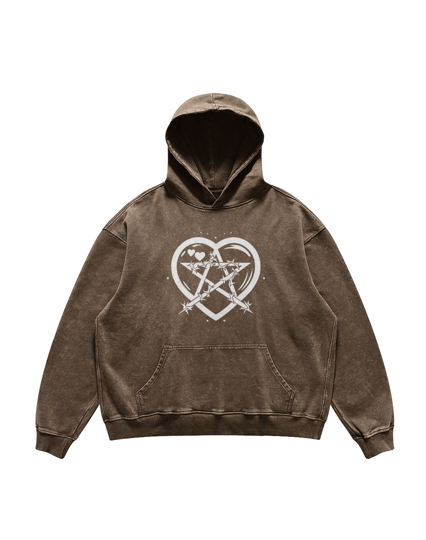 Heart of Thorns Hoodie with unique heart and thorns design from Supersede Official